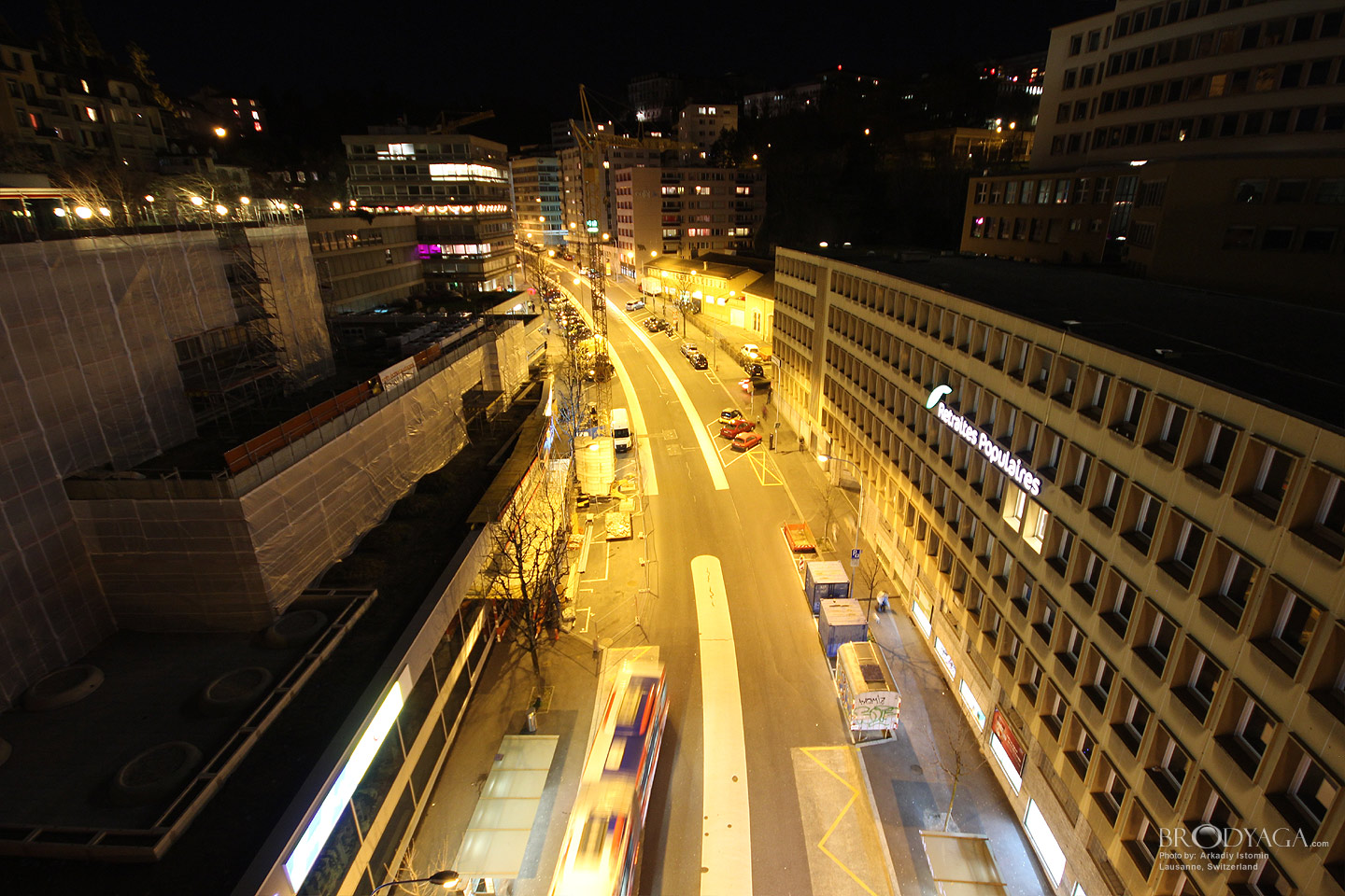 Lausanne by night